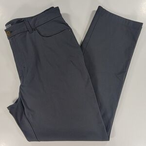 VRST Men's Commuter 5 Pocket Pants Athletic Fit 36x32 Gray Performance Stretch